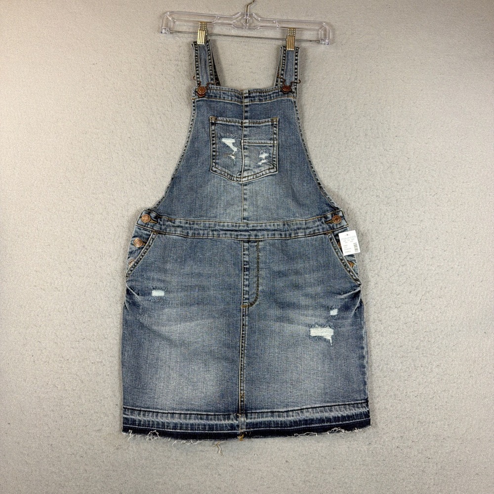 Maurices DenimFlex™ Skirt Overall Distressed NWT Size Small